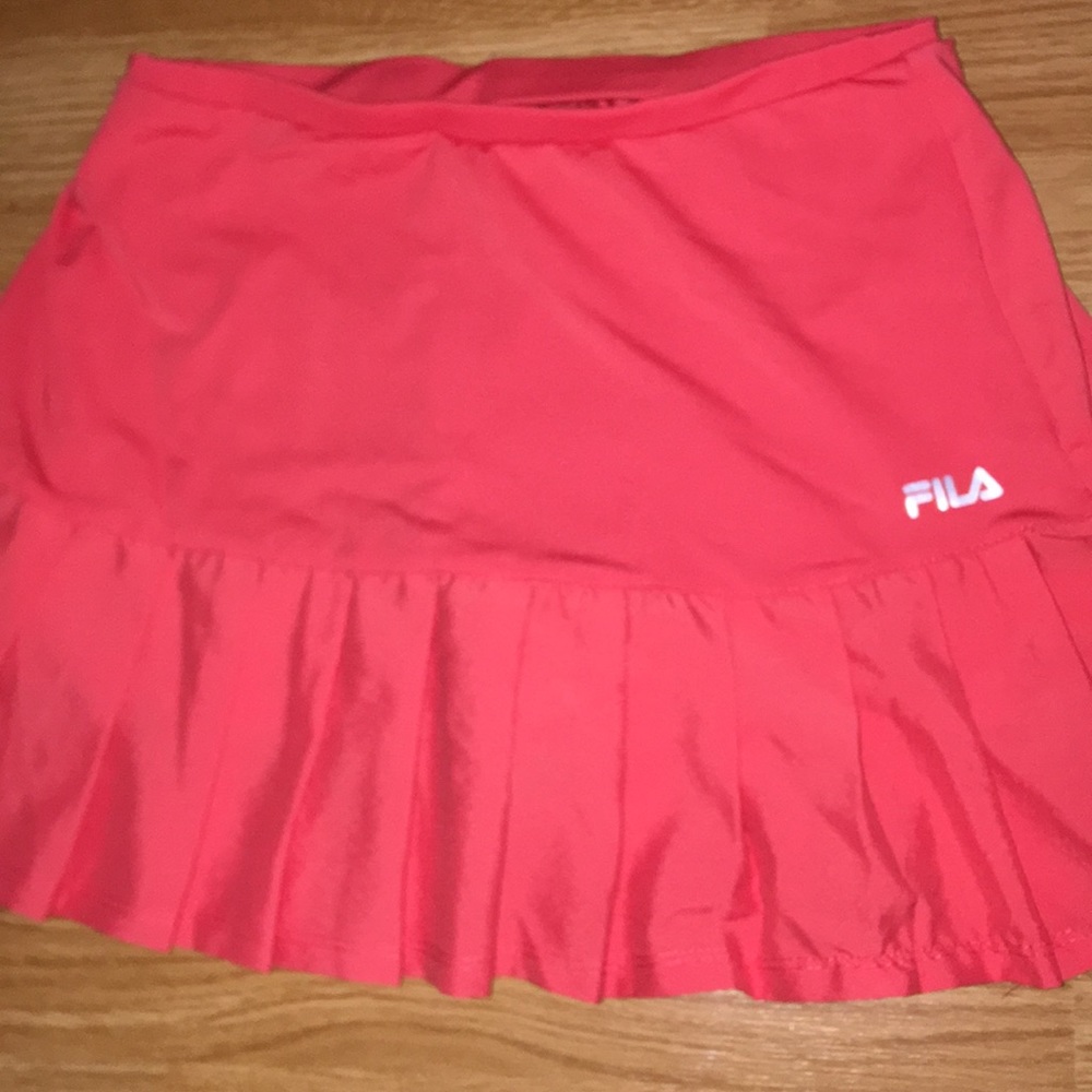 Fila coral tennis skort